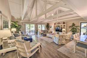 Palmetto Dunes Villa with Deck and Lagoon Views!